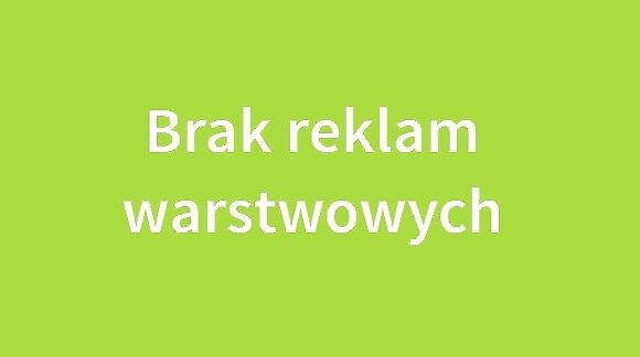 brak reklam warstwowych